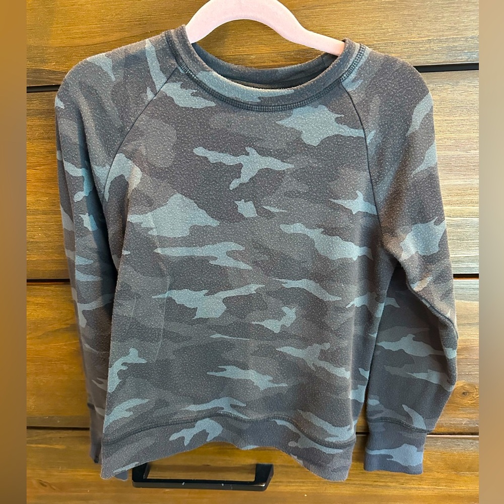 Athleta Girl Camo Print Sweatshirt